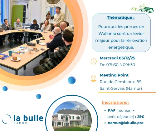 La Bulle Namur - Petit-déjeuné - 03 décembre 2025