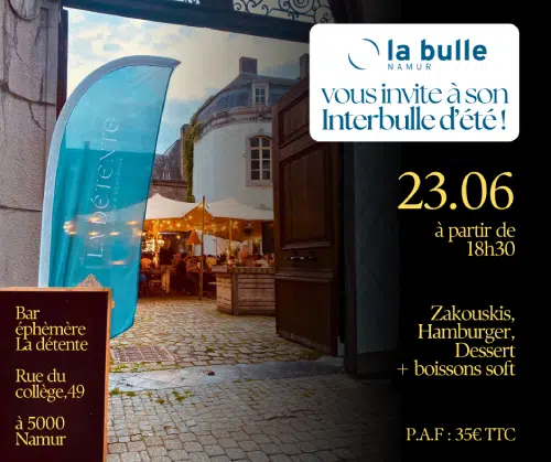 Interbulle Namur - 23 juin 2026