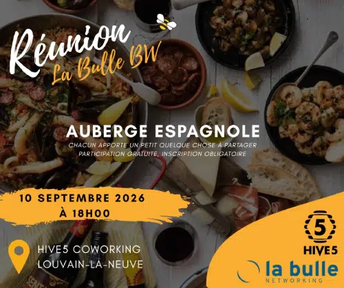 Réunion La Bulle BW à Louvain-la-Neuve – 10 septembre 2026